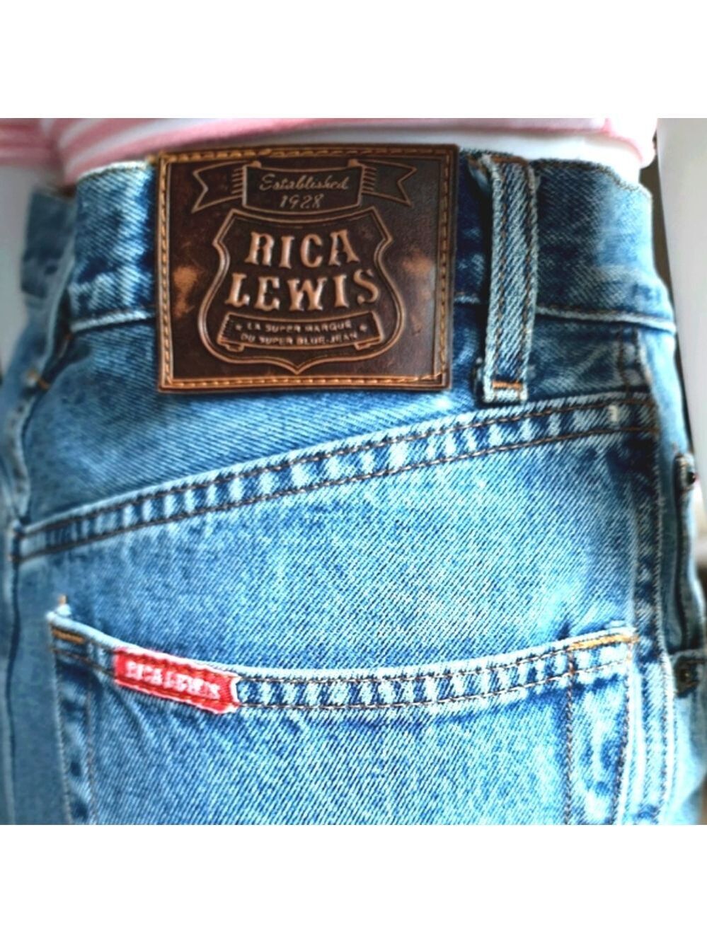 French Rica Lewis Denim Skirt Size 5
